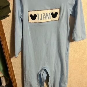 “Liam” romper with Mickey Mouse Design